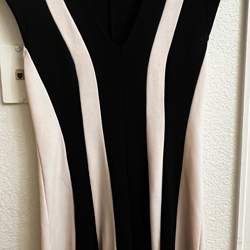 Chic Black and Cream Dress